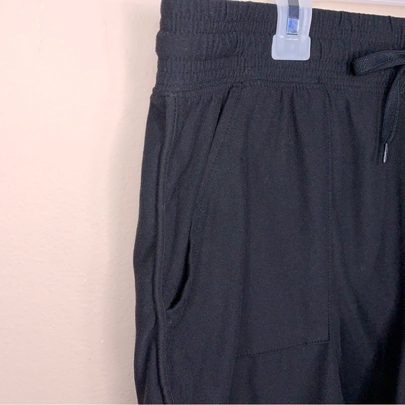 Large Athletic Works Black Activewear Shorts Drawstring Waistband Casual - Picture 6 of 10